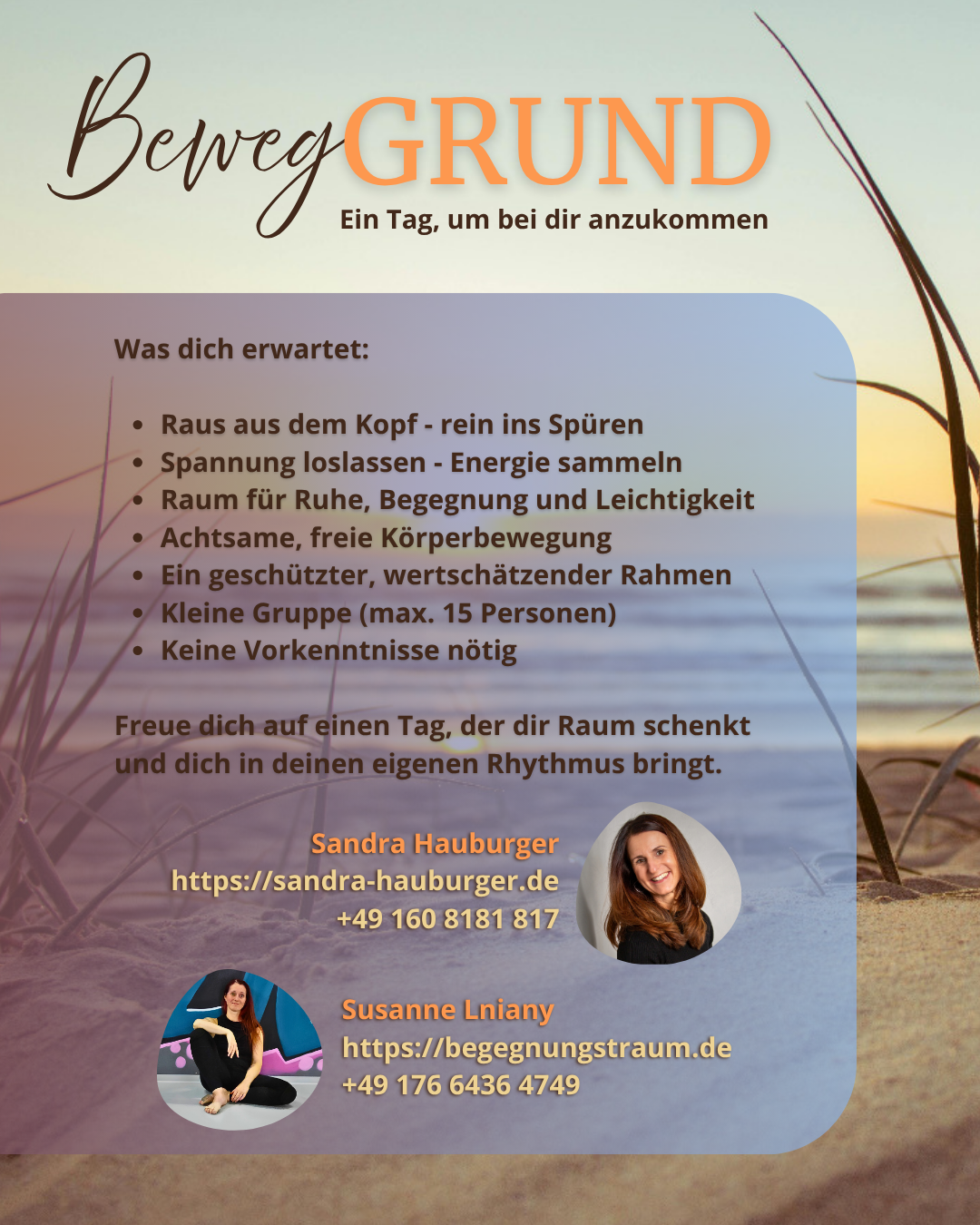 BewegGRUND - Ein Tag, um bei dir anzukommen